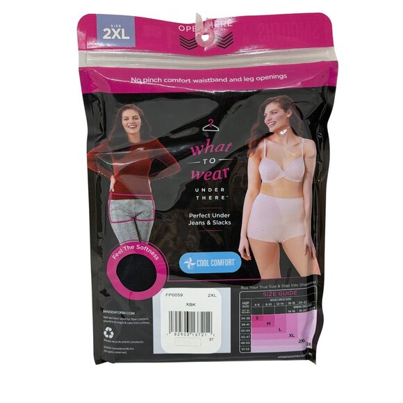 NWT Maidenform Flexees 2XL Boyshort Light Smoothing Cool Comfort Breathable - Picture 4 of 4